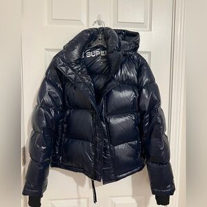 Aritzia The Super Puff Shorty size Small color Admiral